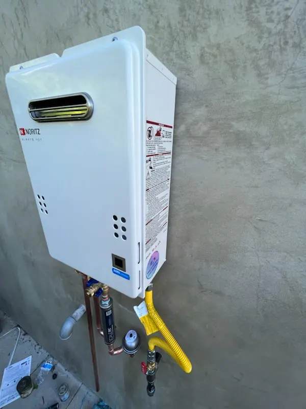 Tankless water heater installation for Millbrook Park homes